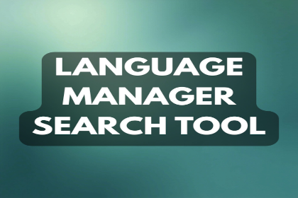 Language Manager Search Tool